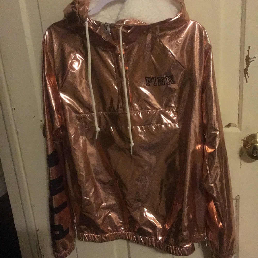 PINK! Golden pullover w/ front pocket